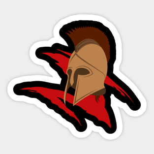 Classical Greek Military History - Ancient Spartan Helmet Sticker